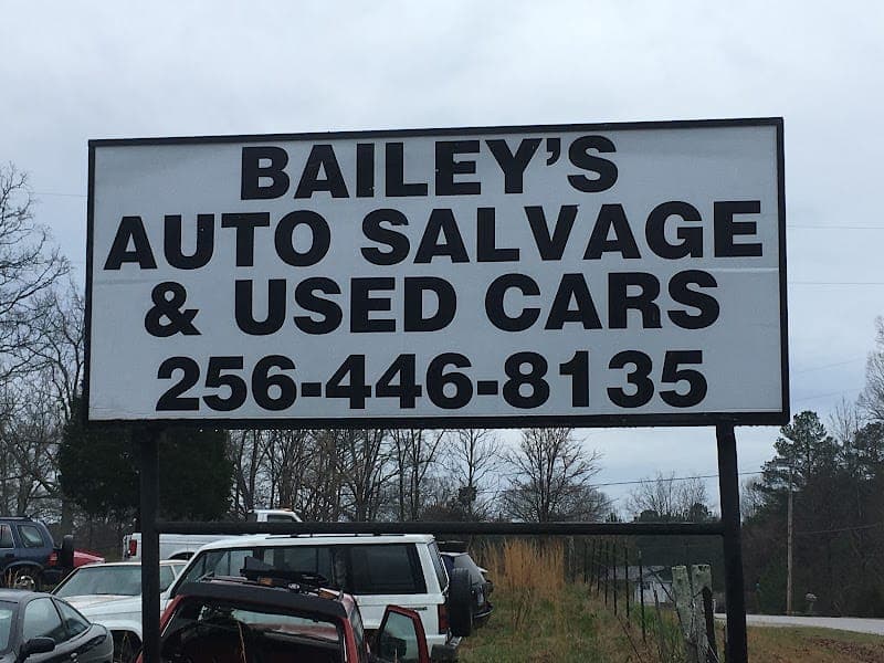 Bailey's Auto Salvage & Used Cars at 5830 Lagrange Rd, Leighton, AL 35646