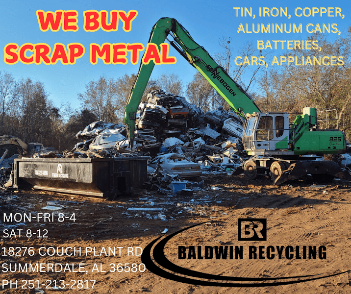 Baldwin Auto Salvage at 18276 Couch Plant Rd, Summerdale, AL 36580