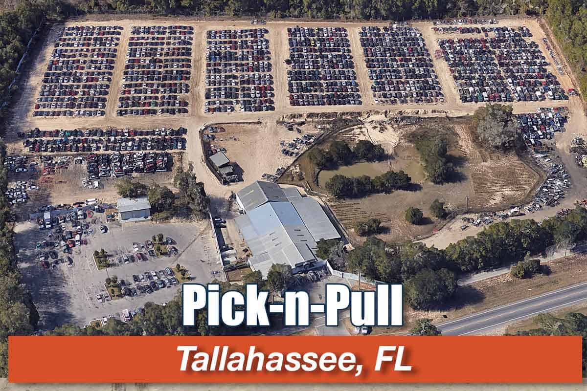 Aereal view of Pick-n-Pull at 3900 Woodville Hwy, Tallahassee, FL 32305